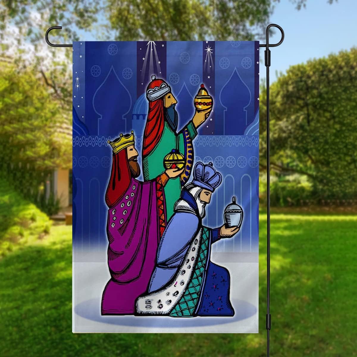 Amazon.com : Three Wise Kings Christmas Garden Flag House Flag