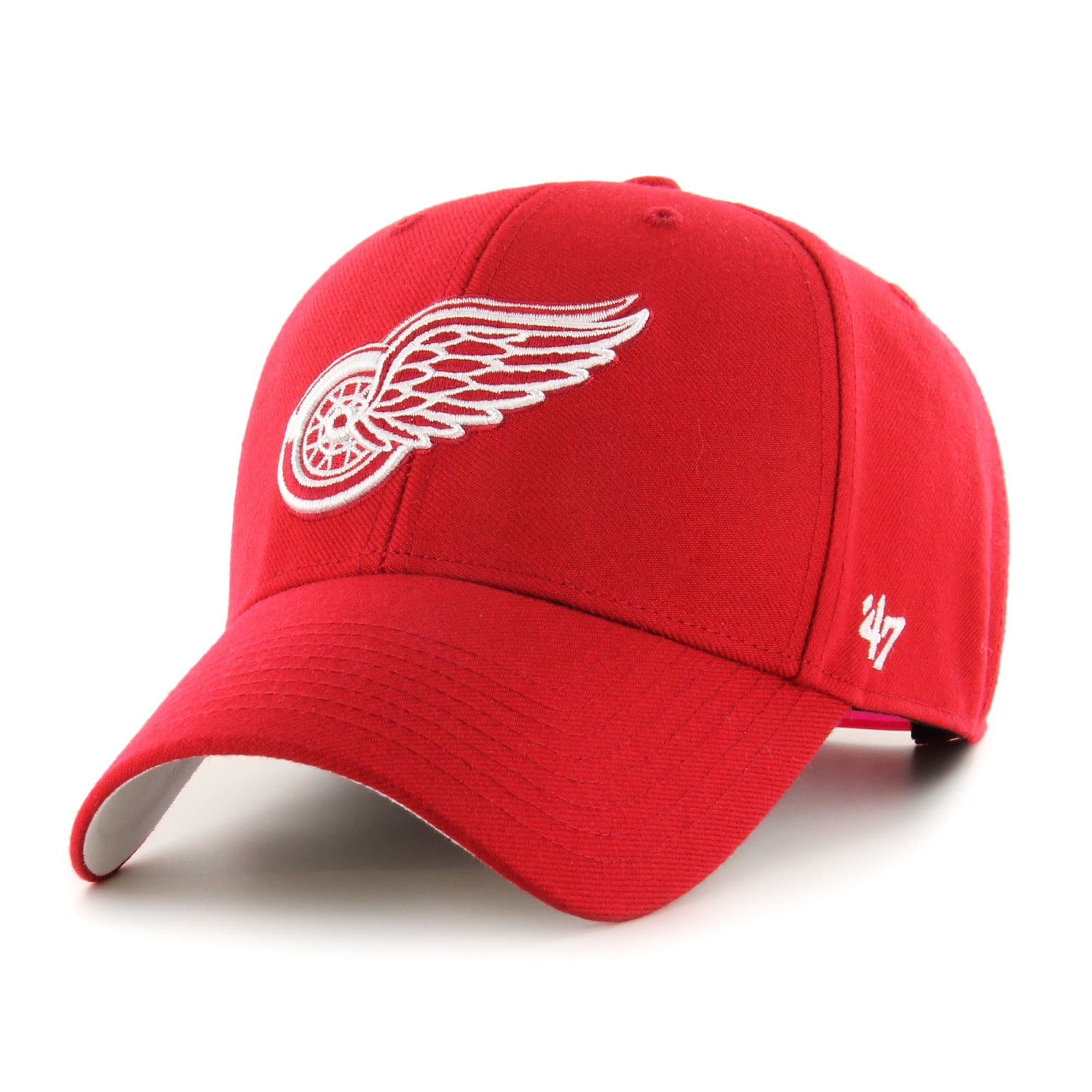 Cappellino Detroit Red Wings NHL – Snapback Uomo, Regolabile, Colore Nero