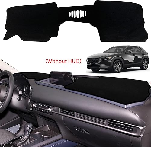 Tapete antideslizante para tablero de instrumentos compatible con Mazda CX-30 CX 30 2020-2022, protector solar Mazda CX-30 2020-2022 (sin HUD) disponible en Yaxa Peru