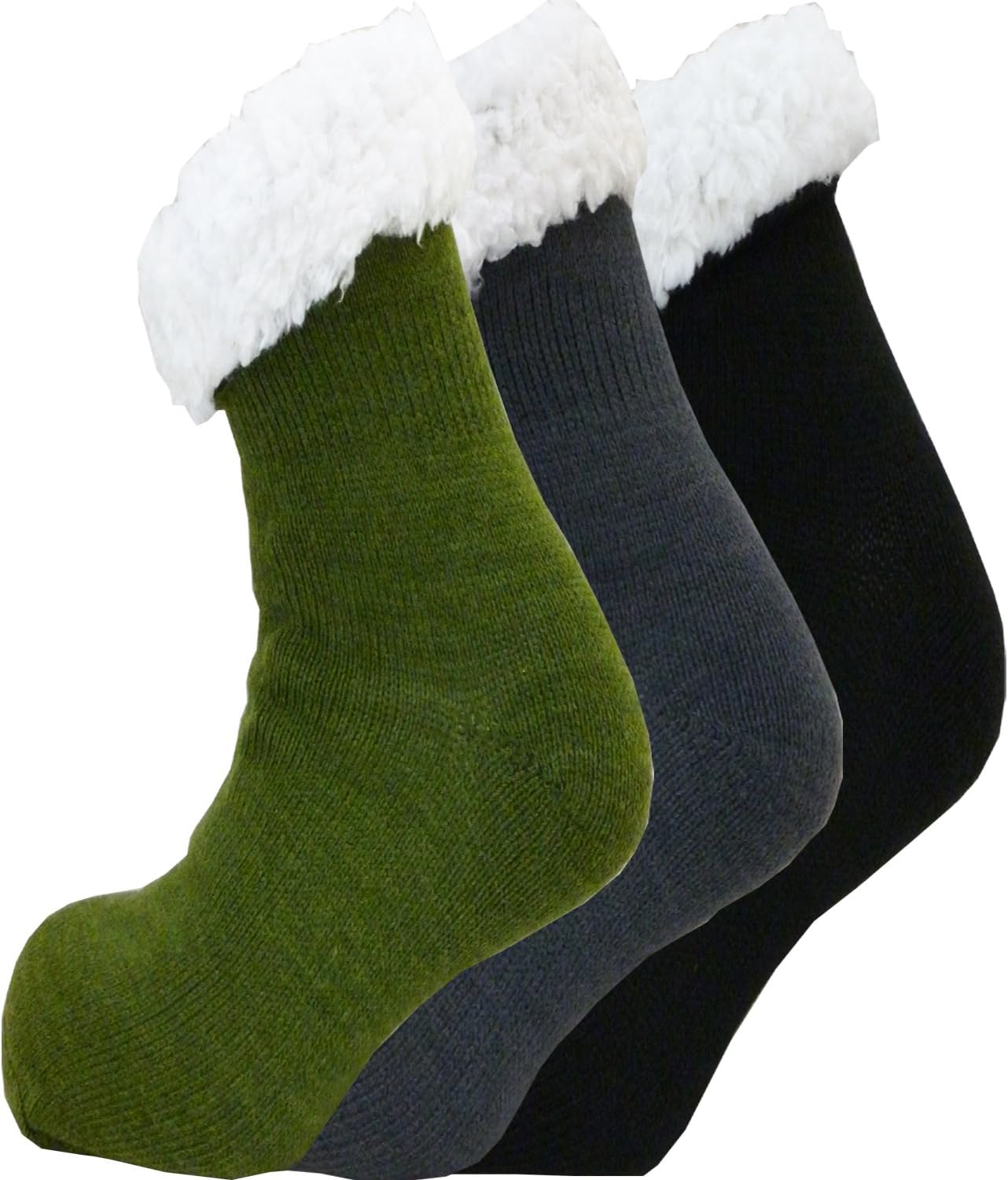 2 MENS THERMAL EXTREME HOT WINTER WARM SOCKS 4.7 TOG WITH SHERPA FLEECE LINING