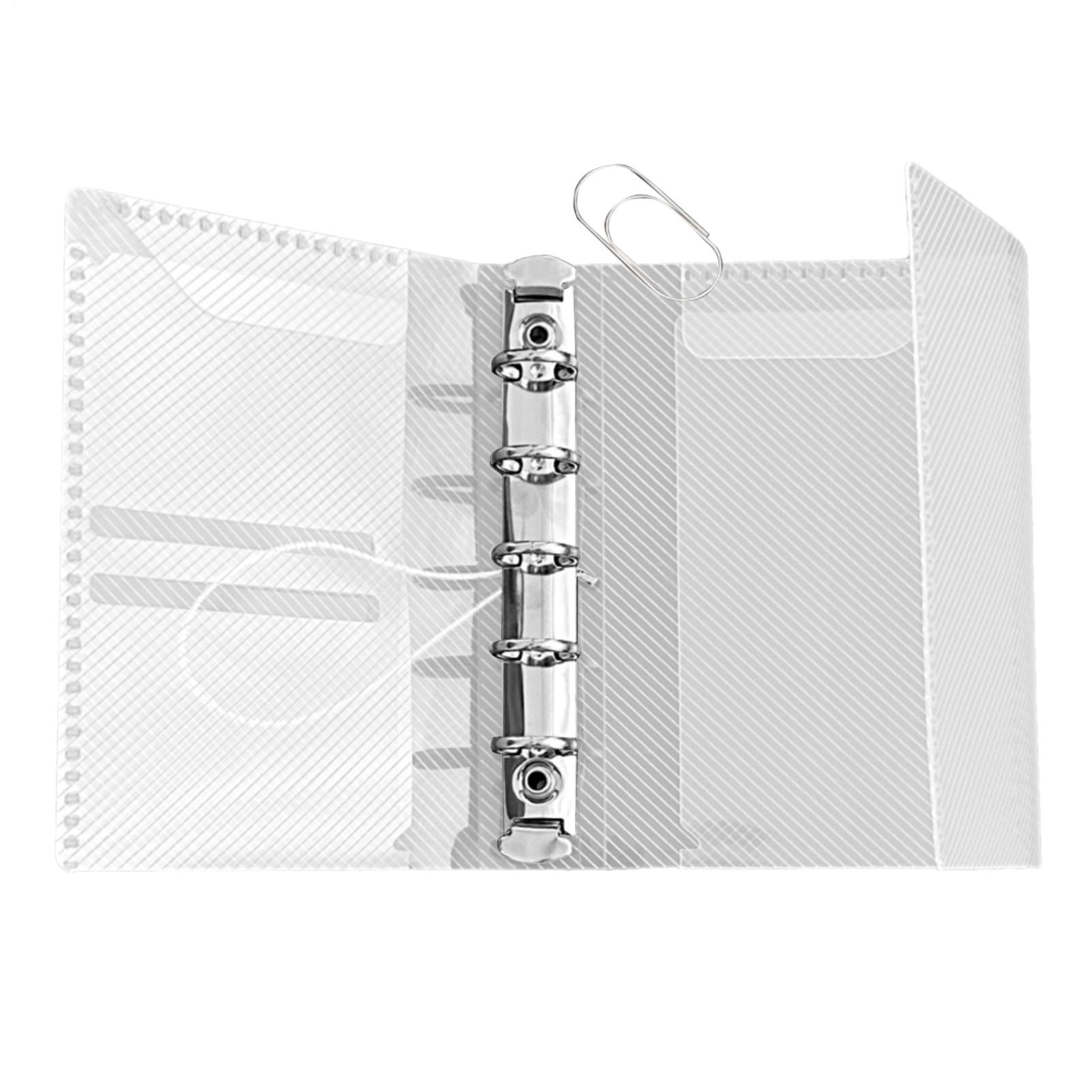 Raccoglitore Trasparente Copertina Shell per Notebook, Protezione Copertina | Raccoglitore M5 Porta Foto E Schede Foto Card Conservazione Documenti Trasparenti Per