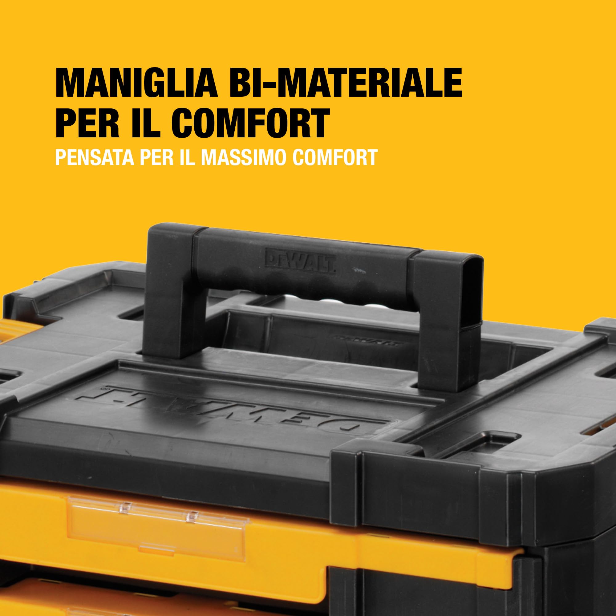 DEWALT IT TSTAK™ IV Doppio cassetto con separatori regolabili, DWST1-70706