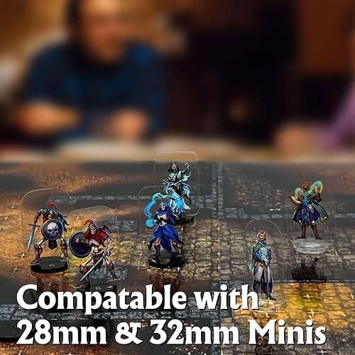 Miniatura 5 de Arcknight The Winding Caverns - Mapas de batalla para juegos de rol; 16 mapas modulares RPG en 8 páginas de doble cara, cuadrícula cuadrada de 1