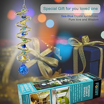 Amazon.com: FONMY Gazing Ball Spiral Tail -Decorative Wind