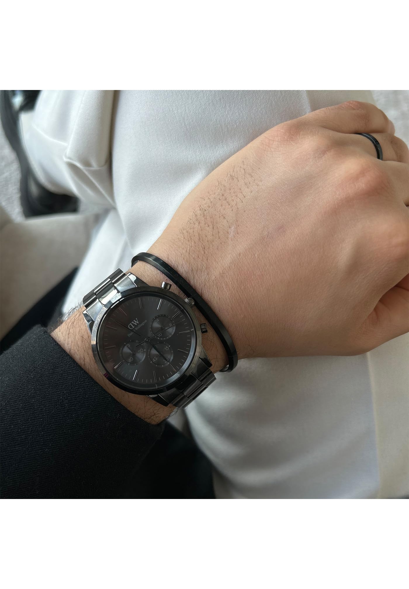 Daniel Wellington Iconic Orologi 42mm Stainless Steel (316L) Black
