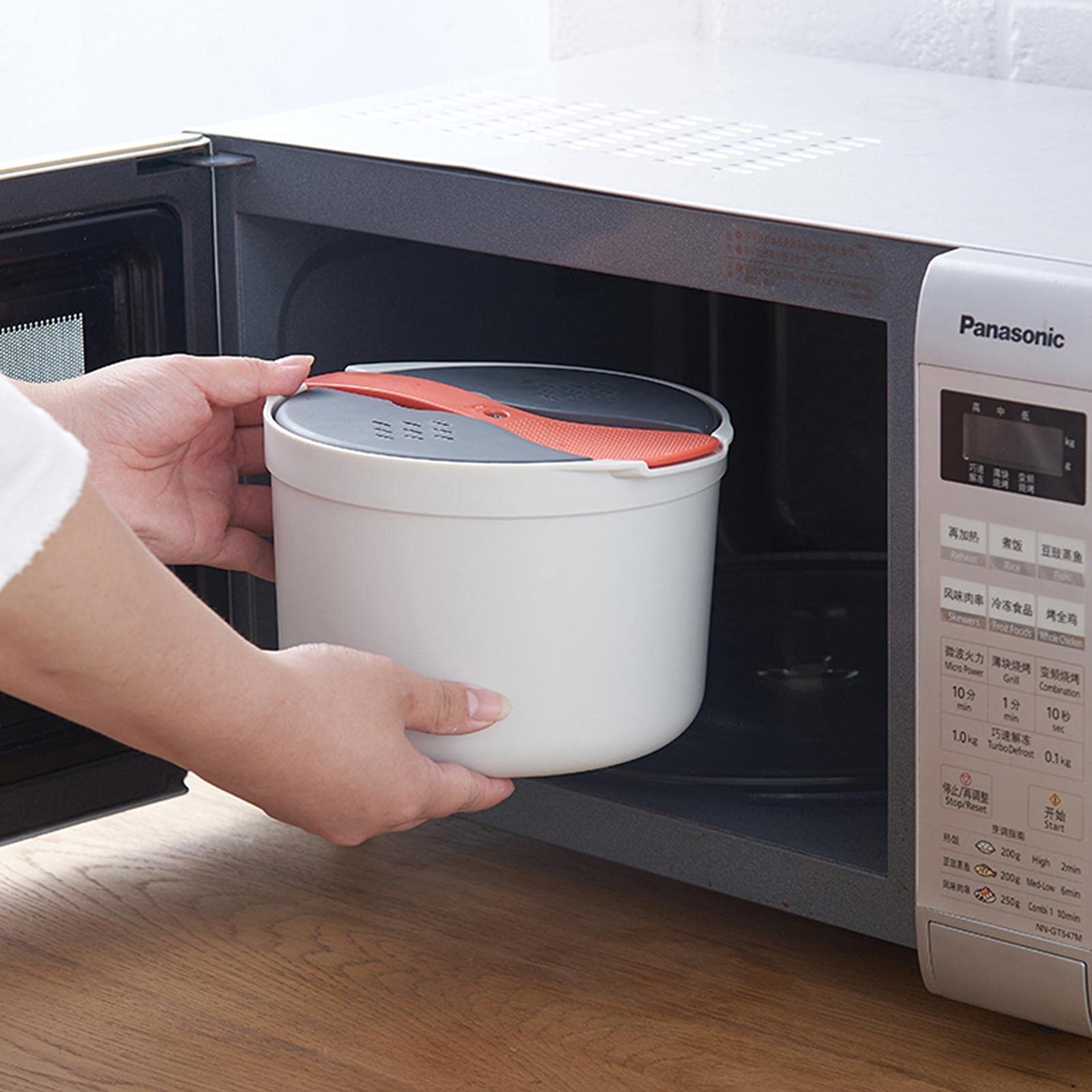 Amazon | 電子レンジ調理器 ご飯メーカー 電子レンジライスクッカー