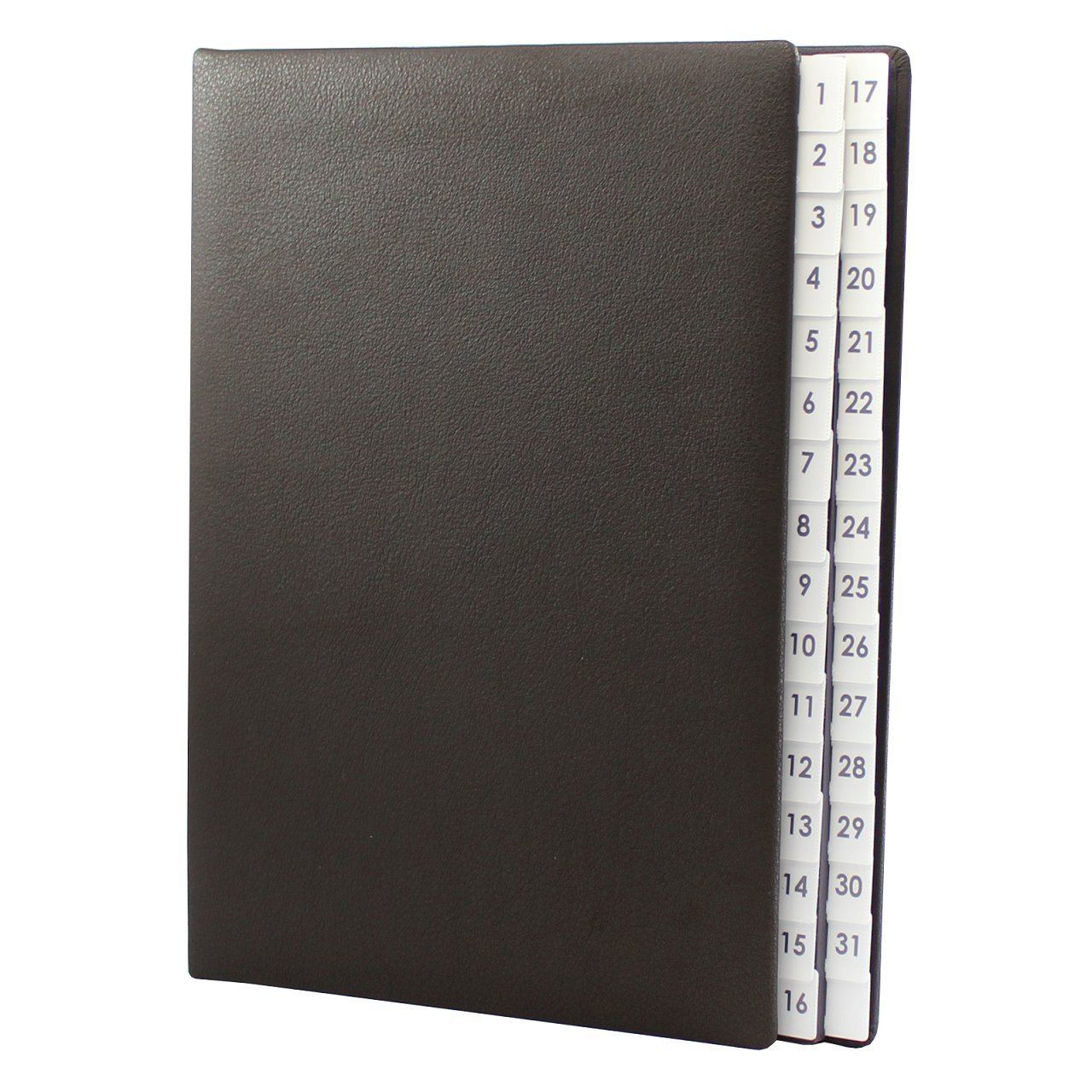 Classificatore con indice 1 – 31 NERO Custodia in pelle bovina pieno