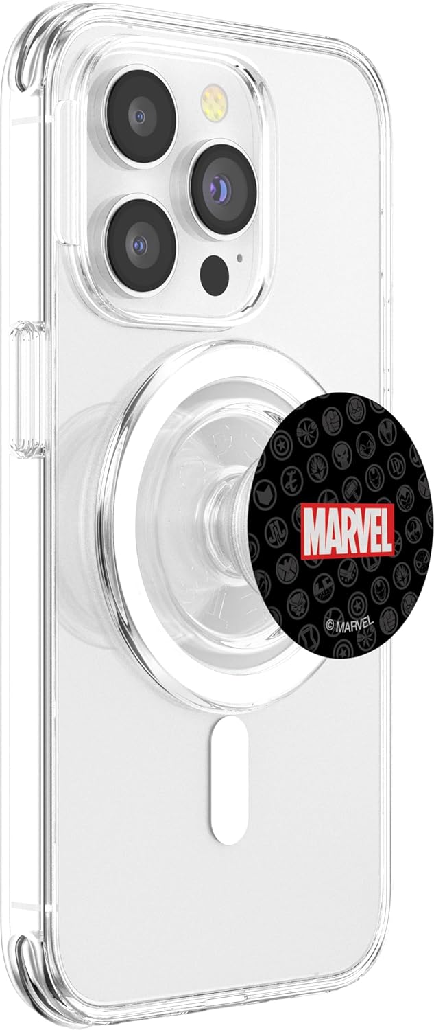 Marvel Logo Super Hero Icons PopSockets MagSafe PopGrip for iPhone