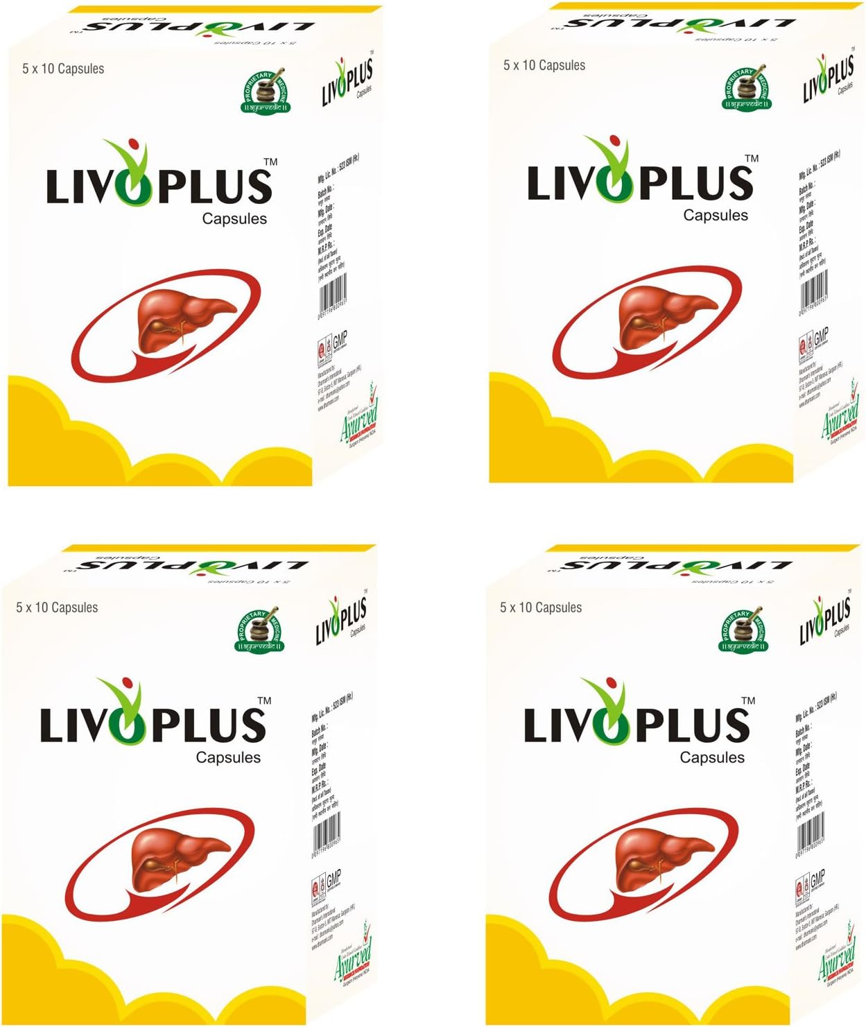 Livoplus Liver Health Supplement, Natural Liver Cleanse, Detox & Repair Pure Herbal Formula for Men and Women - 200 Capsules