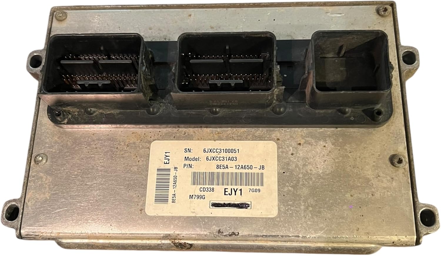 2008 2009 Compatible with Ford Fusion Milan 3.0L Engine Computer Module ECU ECM 8E5A-12A650-JB Used Needs to Be Programmed