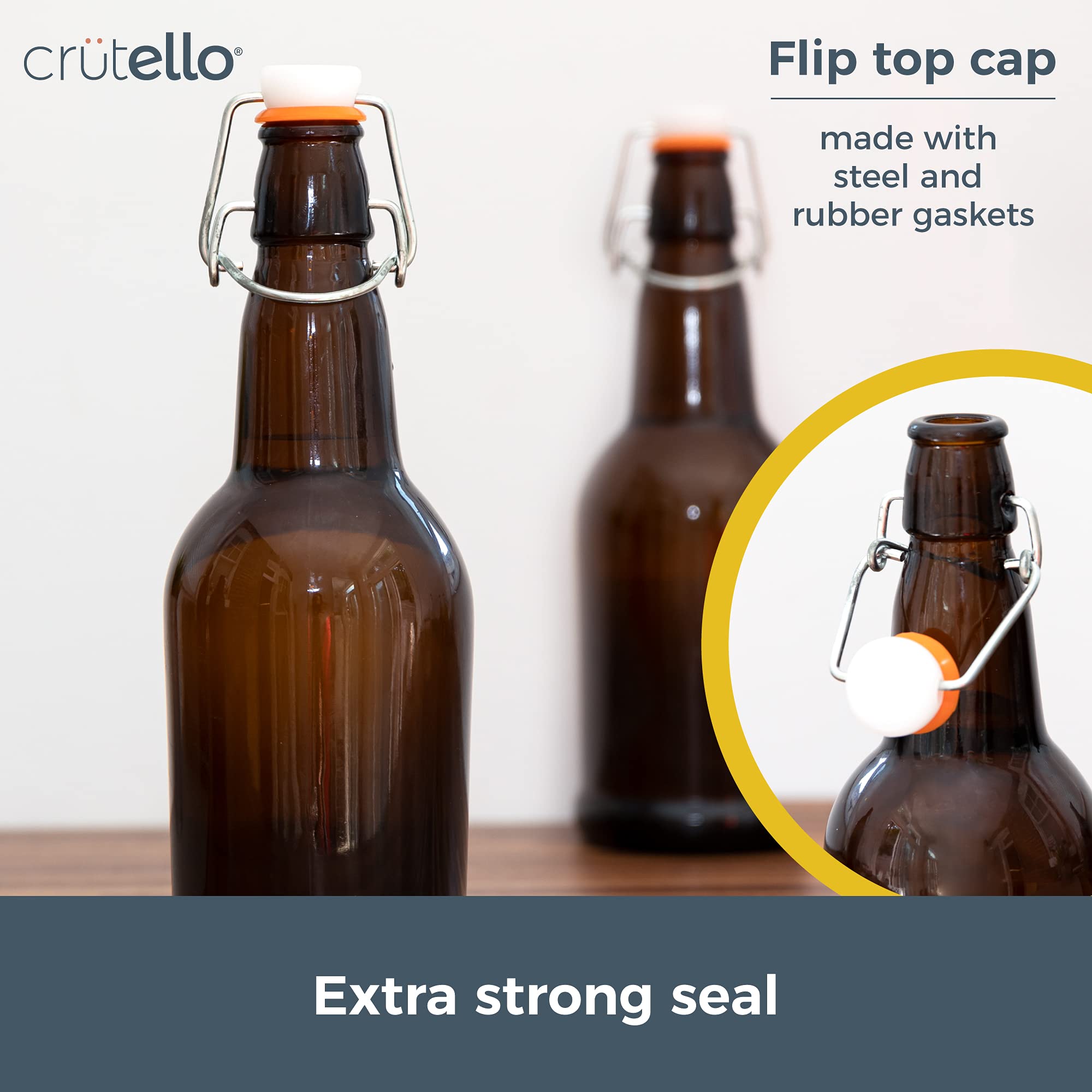 Bottiglie Per Birra Artigianale - 20 Pezzi Da 33 Cl + 200 Tappi - Foto 5