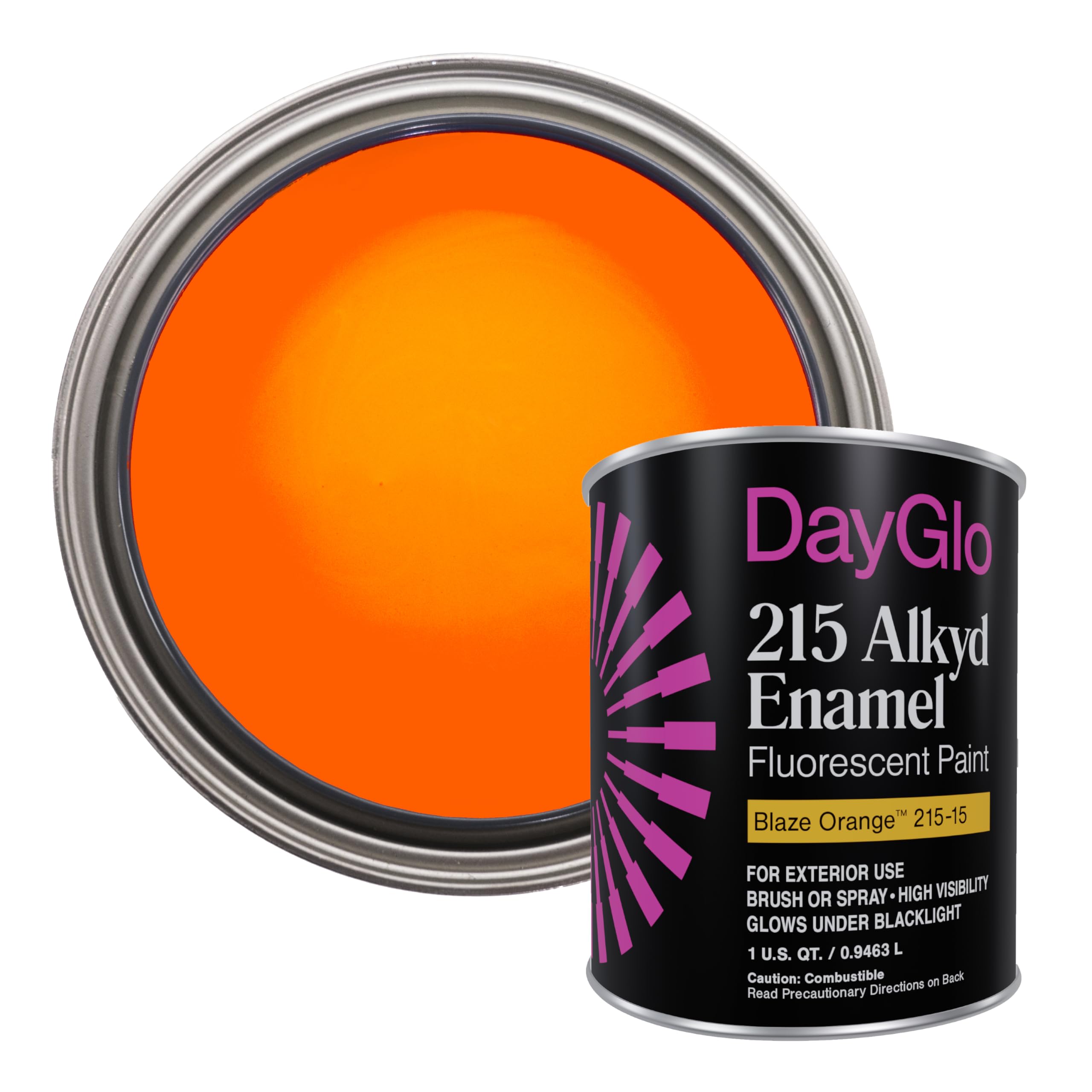 DayGlo Fluorescent Solvent-Based Alkyd Enamel Paint – Blaze Orange