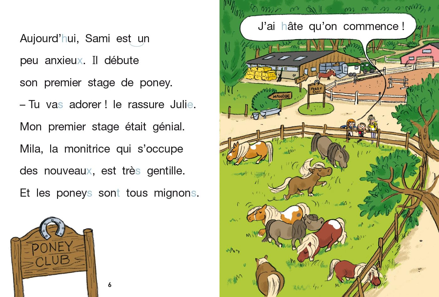 Sami et Julie CP niveau 3 Sami et Julie font du poney: Niveau 3, fin de CP