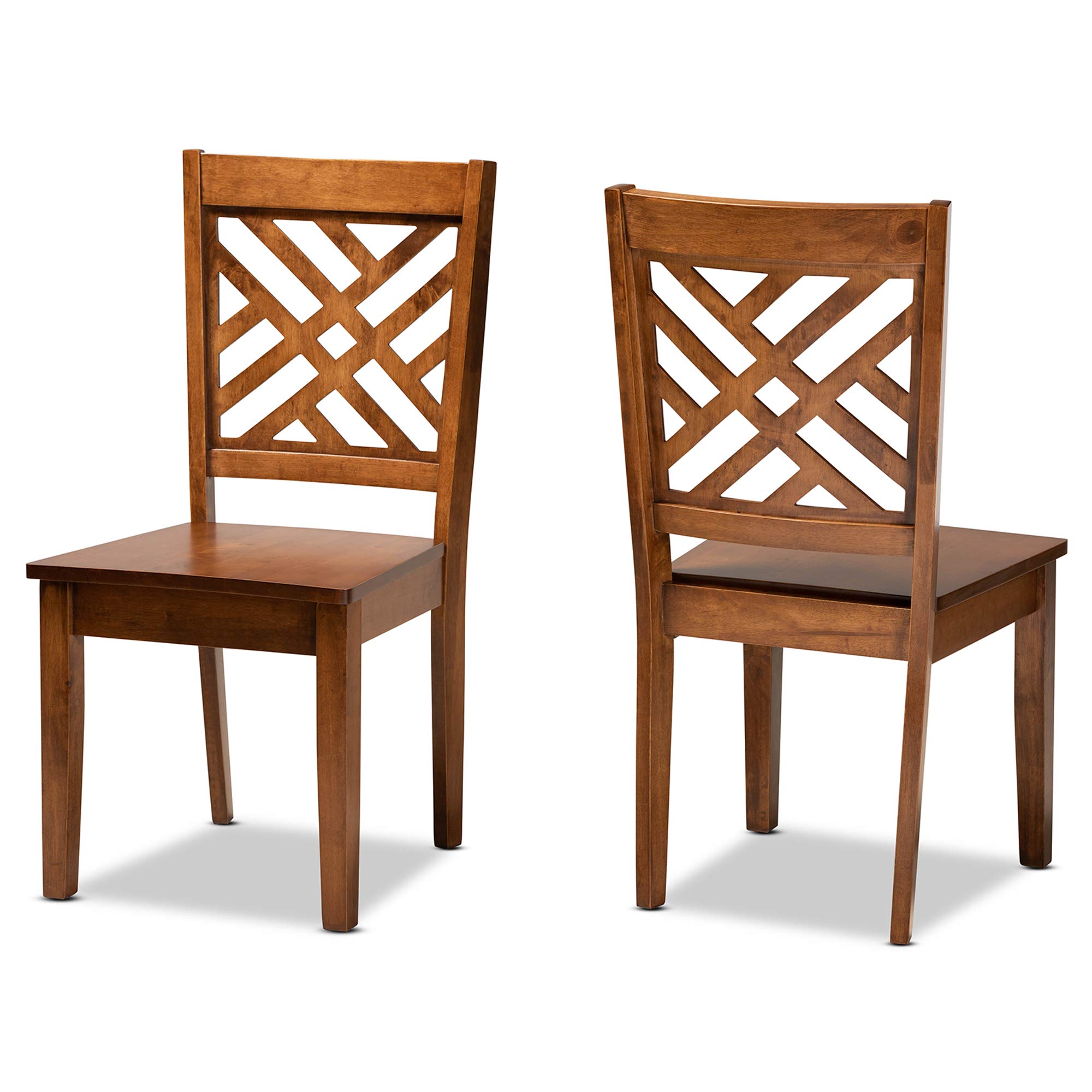 Amazon.com - Baxton Studio Caron Transitional Walnut Brown
