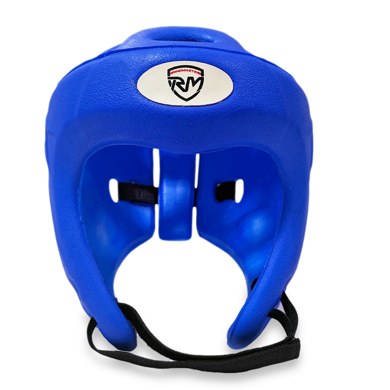 RingMaster HeadGuard Martial Asts Open Face Head Gear Protection Kickboxing Taekwondo (Blue, Small-Medium (Junior))