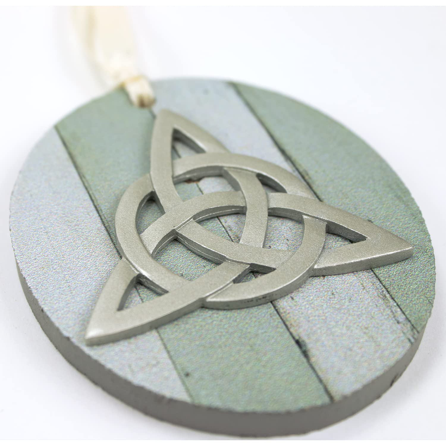 Abbey & CA Hediye Trinity Düğüm MDF Süsleme Krem Kurdele Hediye Kutulu