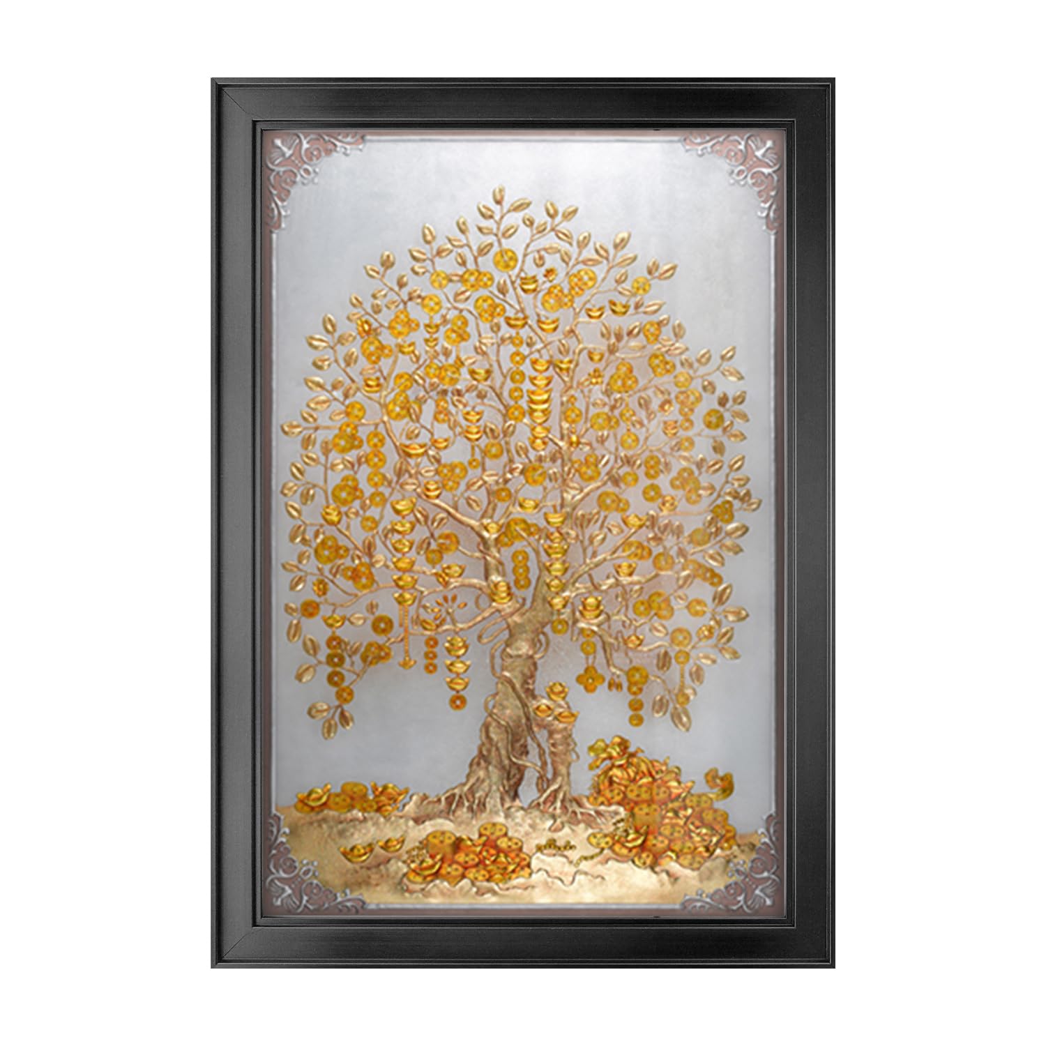 Vastu Money Tree Wall Painting - Bring Good Fortune -27