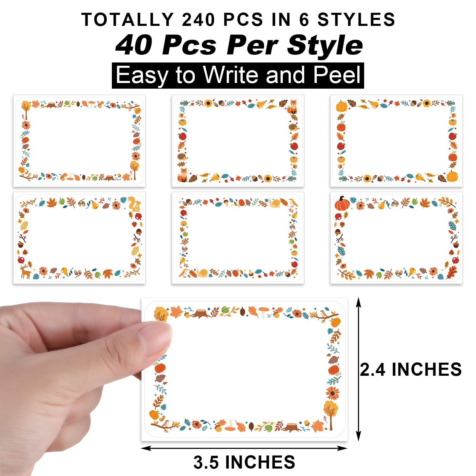 amazon-com-engrowtic-240-pcs-fall-name-tag-stickers-thanksgiving-name-labels-autumn-pumpkin-maple-leaves-border-gift-tag-for-fall-thanksgiving-home-office-party-guests-classroom-supplies-3-5-x-2 for Free Printable Fall Name Tags Amazon.com : Engrowtic 240 Pcs Fall Name Tag Stickers Thanksgiving Name Labels Autumn Pumpkin Maple Leaves Border Gift Tag for Fall Thanksgiving Home Office Party Guests Classroom Supplies, 3. 5 x 2. for Free Printable Fall Name Tags