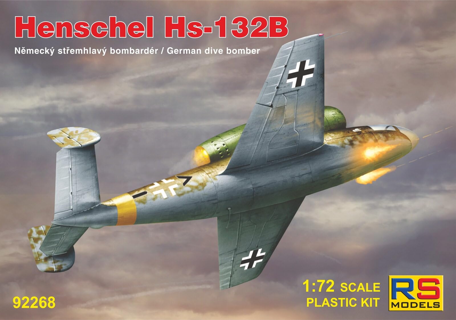 Amazon | RSモデル 1/72 ドイツ空軍 ヘンシェル Hs-132B プラモデル