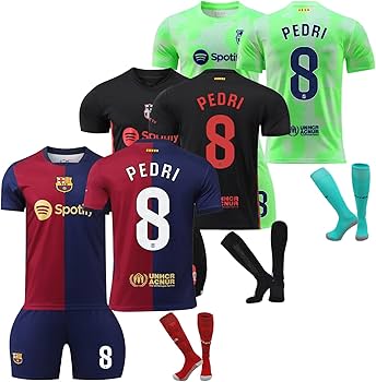 ペドリ　バルセロナ　ホームユニフォーム FCバルセロナ 23-24 ホーム 半袖レプリカユニフォーム 8.ペドリ