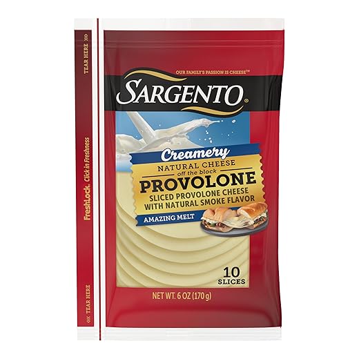 Sargento Creamery Provolone Natural Sliced Cheese, 10 slices