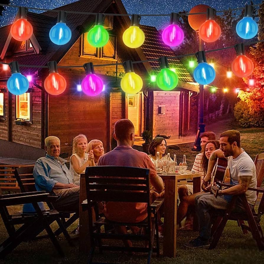 25FT Vintage Christmas String Lights Outdoor, G40 LED