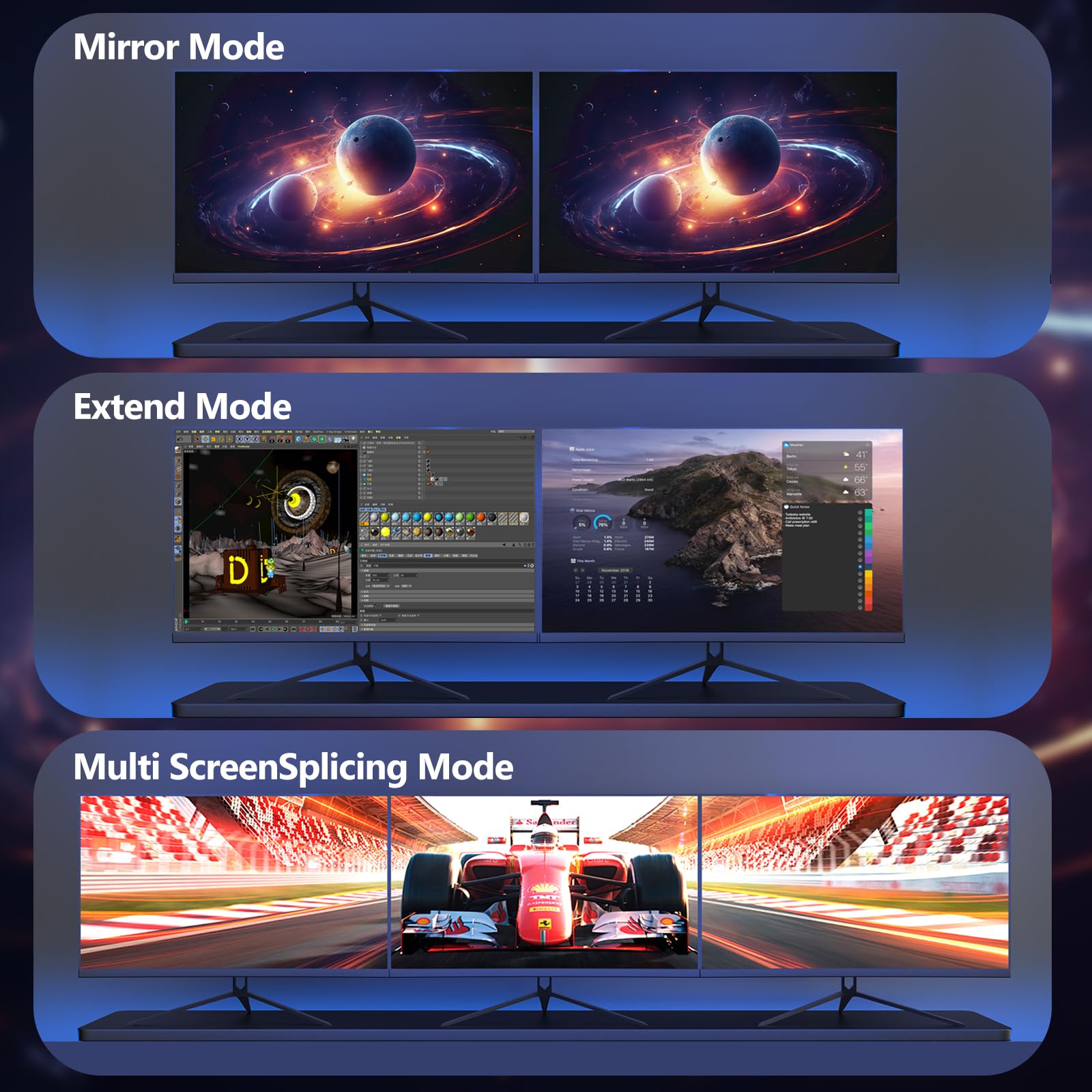 Meliya Cable DisplayPort 8K a DisplayPort 1.4,Nylon Cable DP Resolución 8K@60Hz, 4K@144Hz, 2K@240Hz con HDR de Alta Velocidad 32.4Gbps para PC, Gaming, Monitor,TV, GPU RTX 4090/5090, Negro, 2M