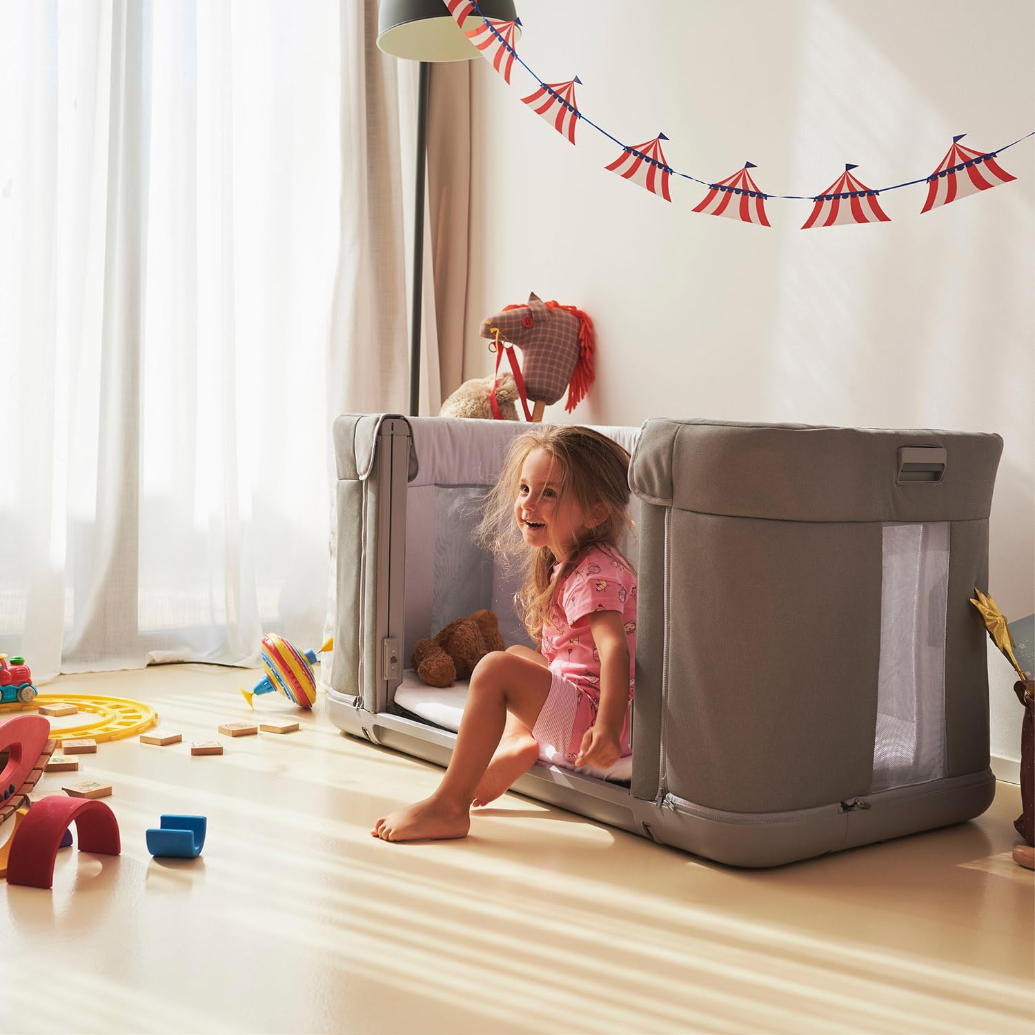 Chicco Next2Me Forever 3-in-1 Babybett für Neugeborene bis 4 Jahre, verstellbare Höhe, inklusive Matratze