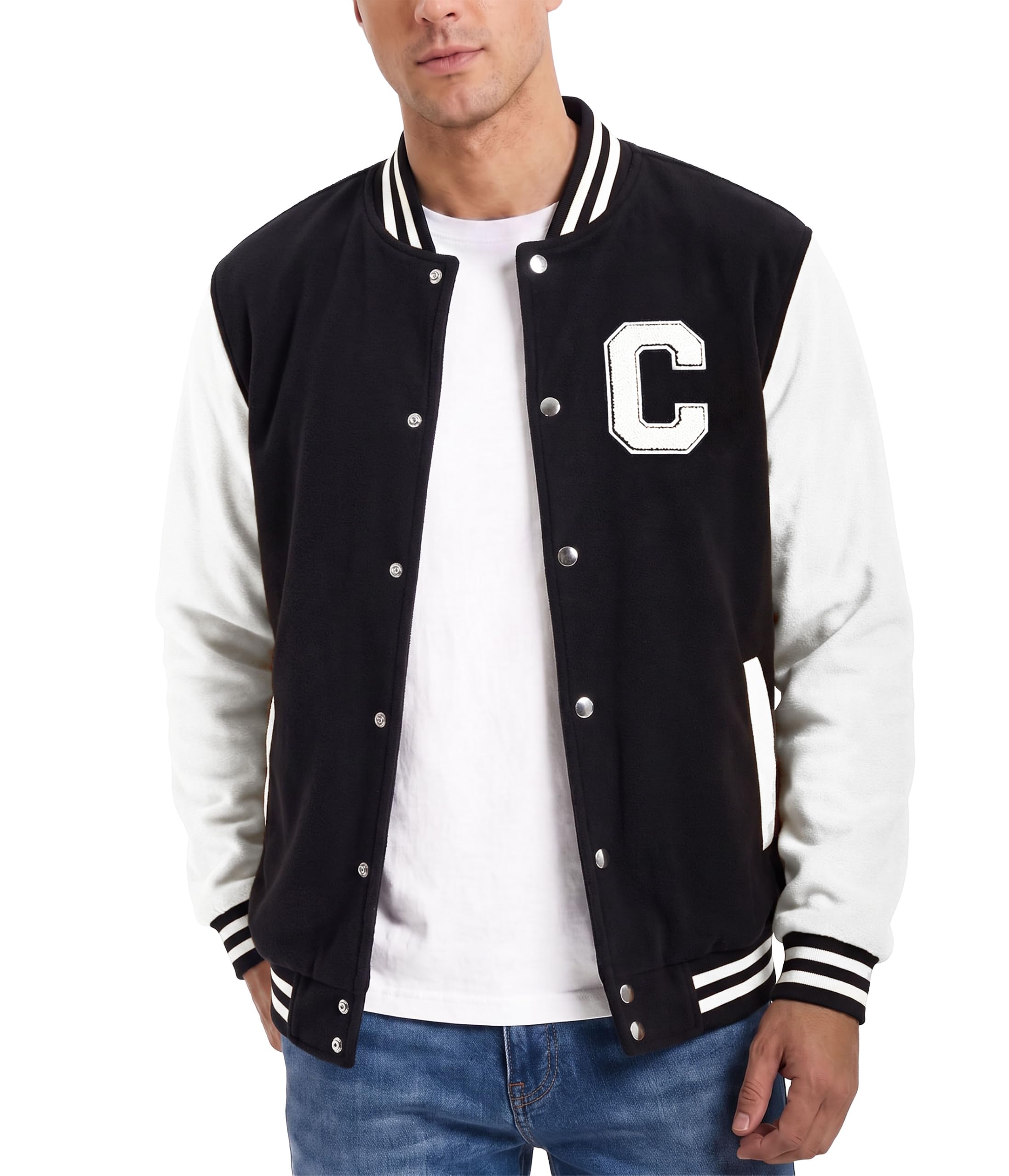 Letterman Jacket Men - High School Bomber Baseball Mens Varsity Jackets