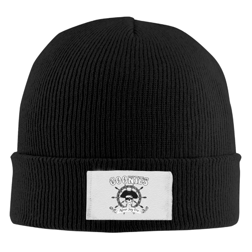 DEFSFRHSD Goonies Never SAY DIE Cashmere Winter Beanie Hats Black Knit Caps