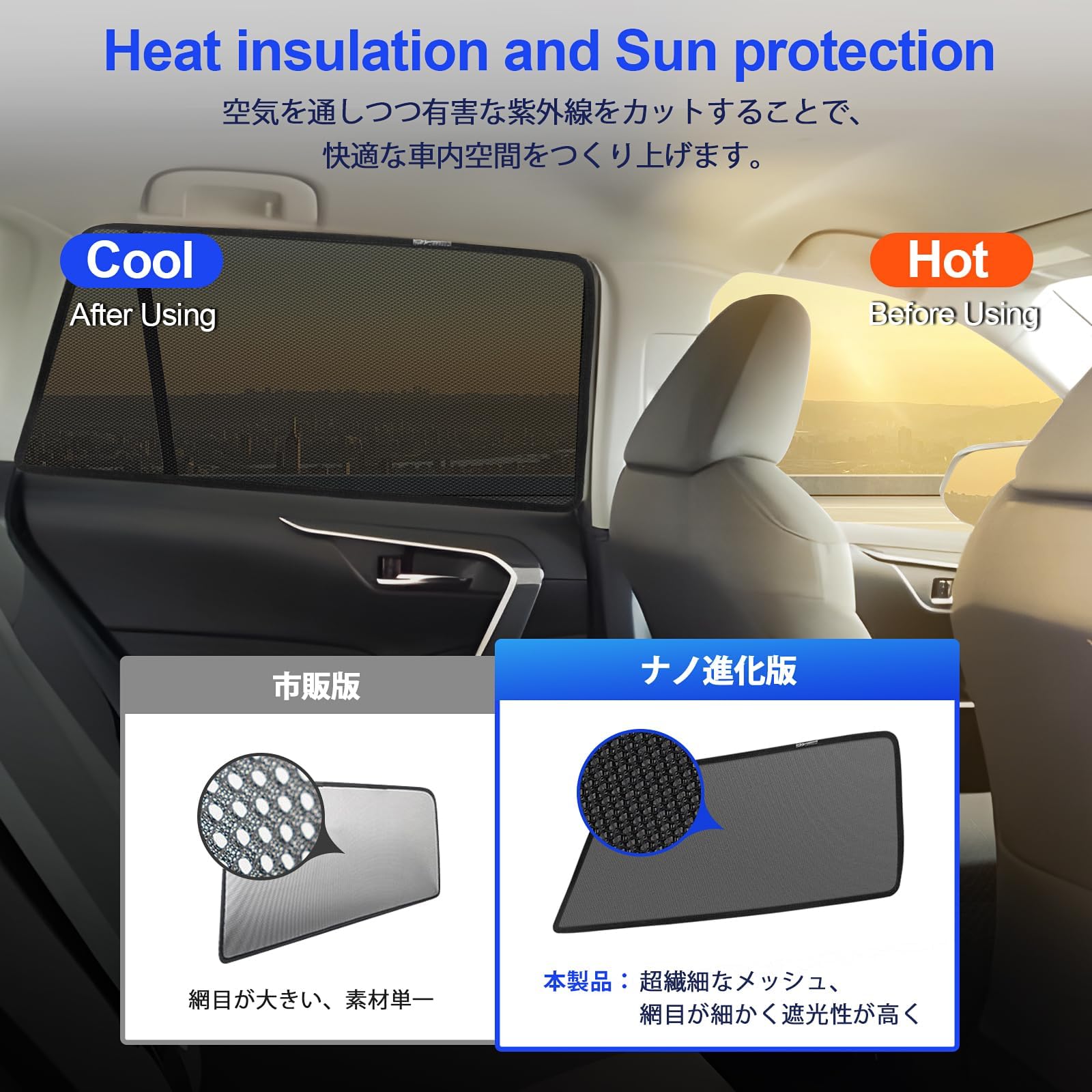 Amazon.co.jp: CarBott RAV4 50系 サンシェード RAV4 MXAA5# AXAH5