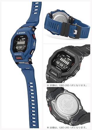 Casio G-Shock G-SQUAD GBD-200 Series Wristwatch, blue, 1 piece
