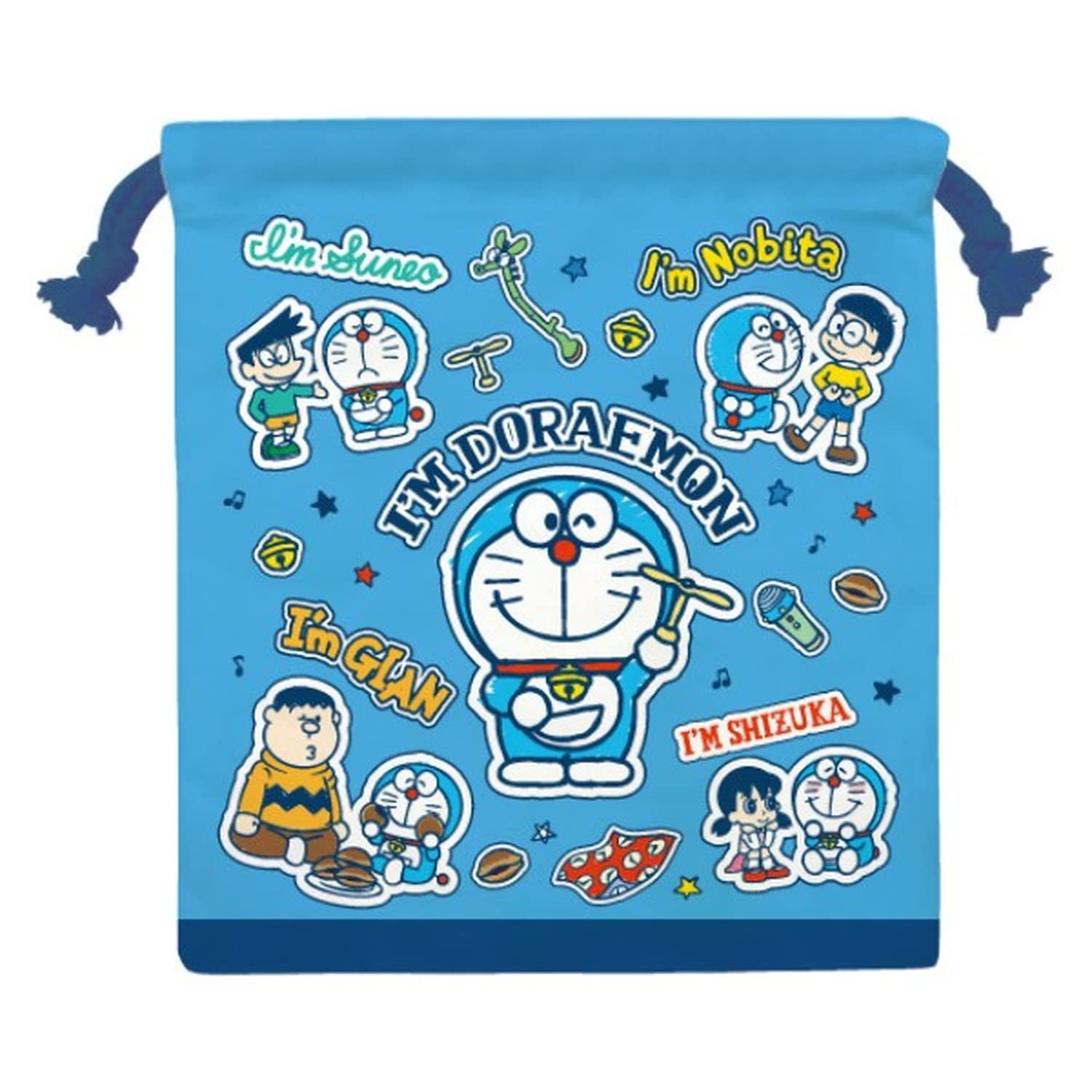 Amazon.co.jp: ケイカンパニー 巾着 アイムドラえもん H205×W180mm