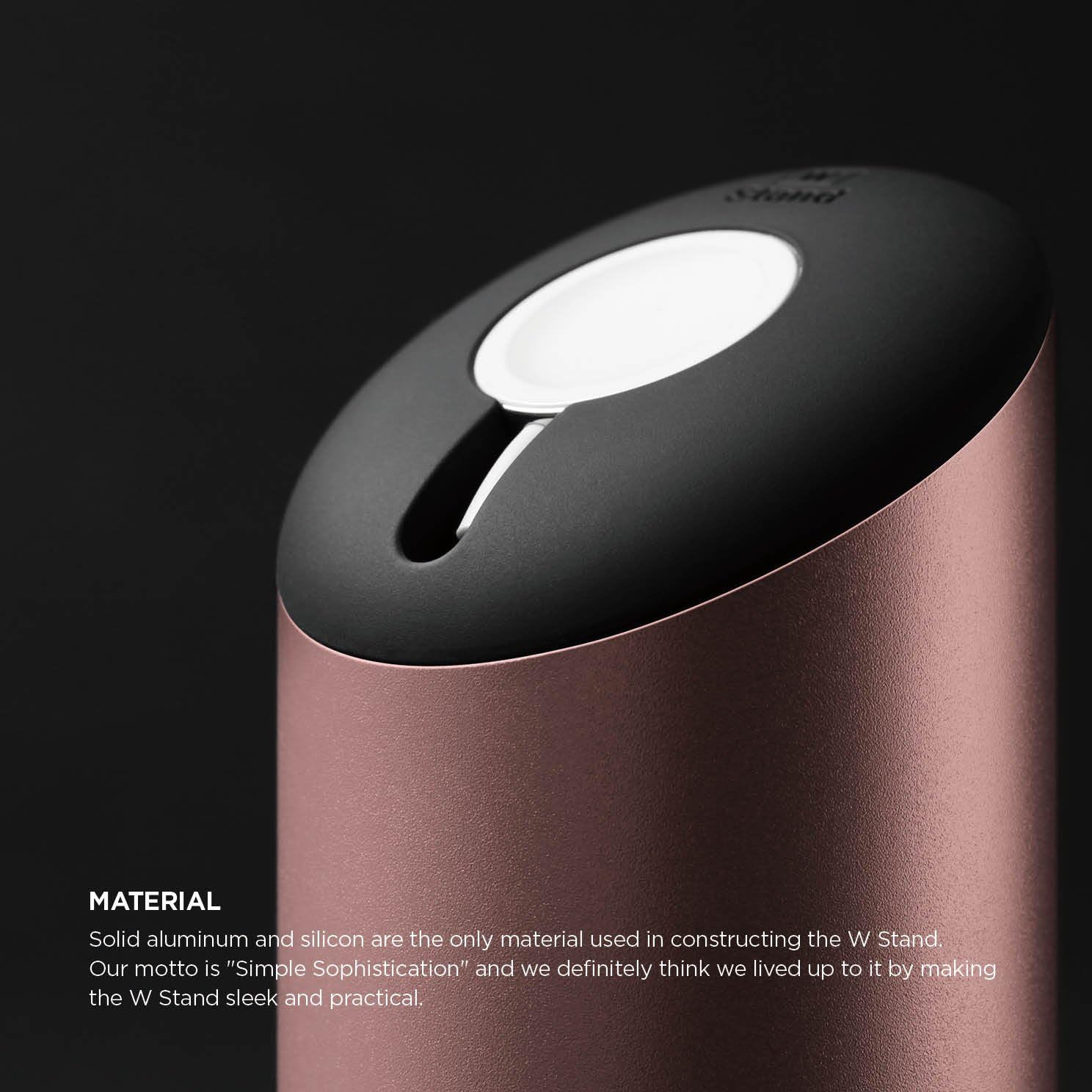 elago W Charging Stand Compatible with Apple Watch Series Ultra3/Ultra2/Ultra/11/10/9/8/7/6/5/4/3/2/1/SE3/SE2/SE1 (49mm, 46mm, 45mm, 44mm, 42mm, 41mm, 40mm, 38mm)