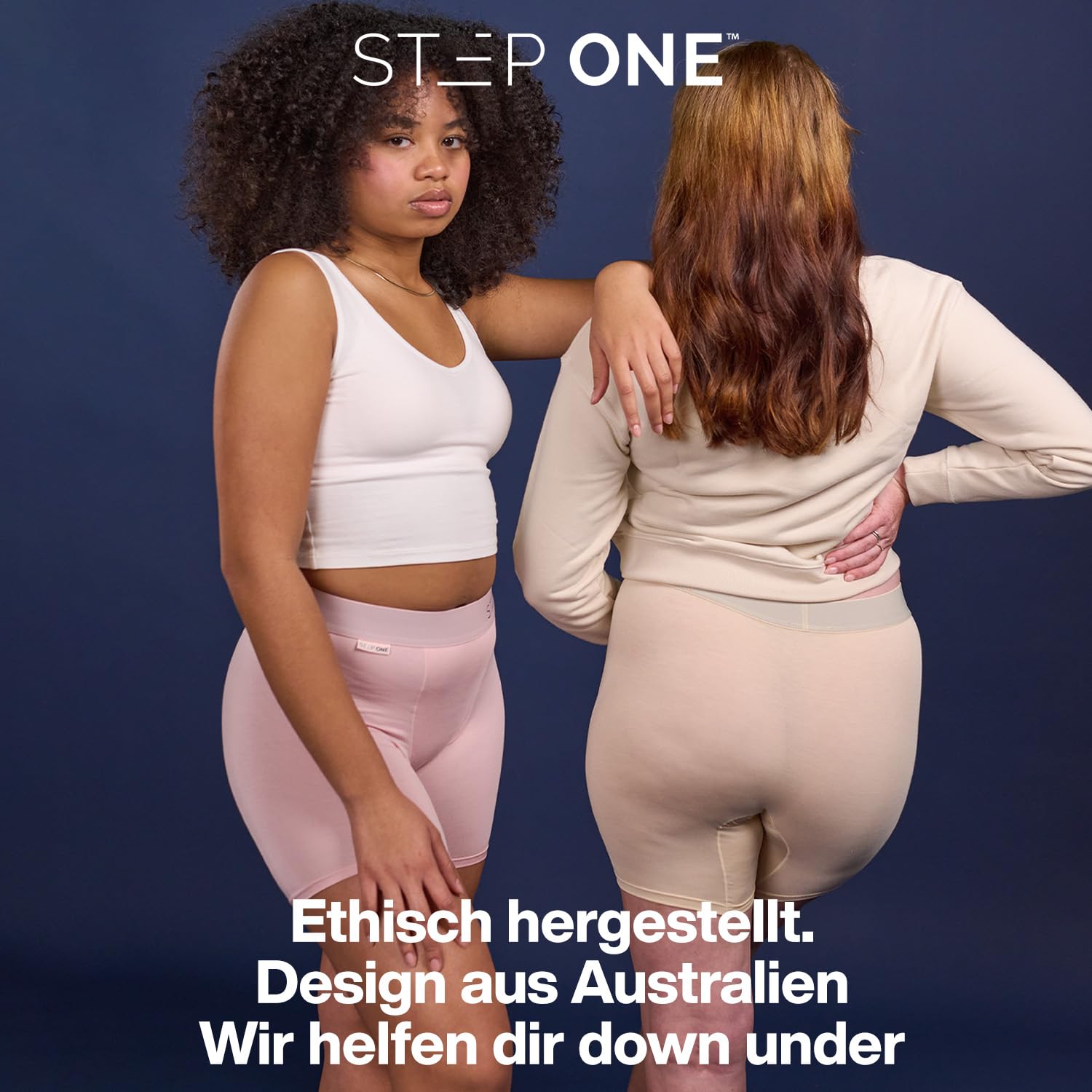 STEP ONE Boxershorts Damen Unterwäsche - Feuchtigkeitsabweisende Damen Boxershorts, Pantys Damen Unterhosen mit Scheuerschutz, Bequeme Hotpants Damen Unterwäsche