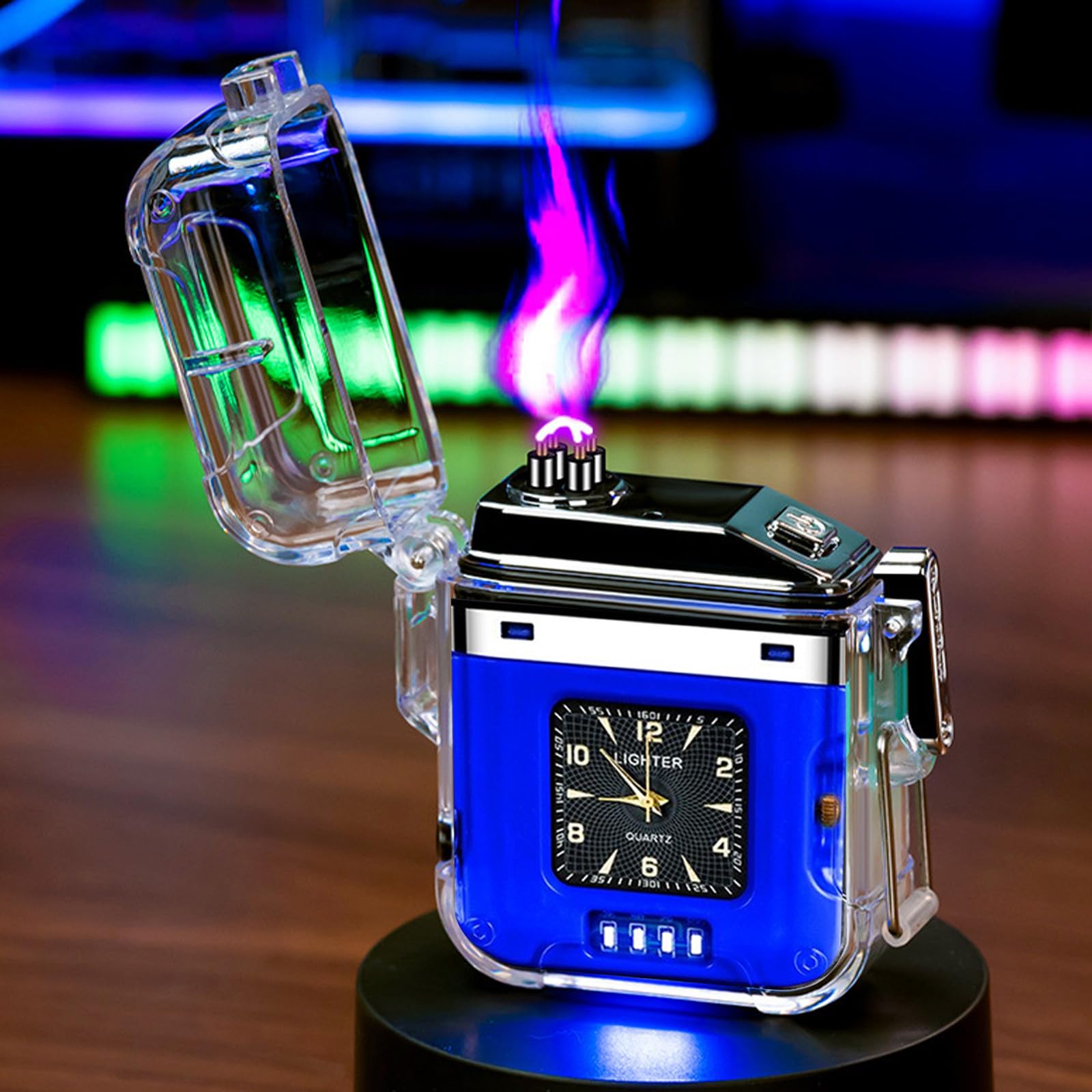 Lighter Plasma Lighter Windproof Torch Lighters USB Rechargeable Type-C Electronic Flameless Butane Candle Lighters