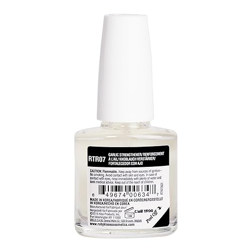 Miniatura 2 de Ruby Kisses Tratamiento de uñas, fortalecedor de uñas de ajo, crecimiento y reparación de uñas, esmalte fortalecedor para uñas delgadas dañadas,