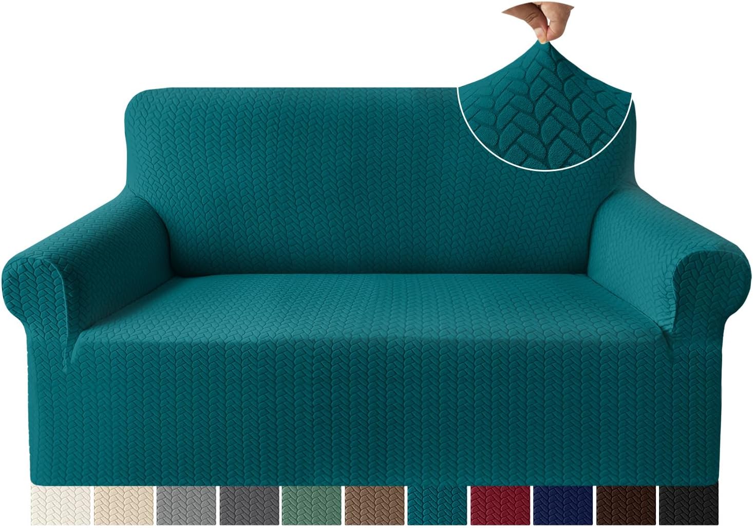 Granbest Premium Fashion Jacquard Sofa Covers 2 Seater, Antiwrinkle