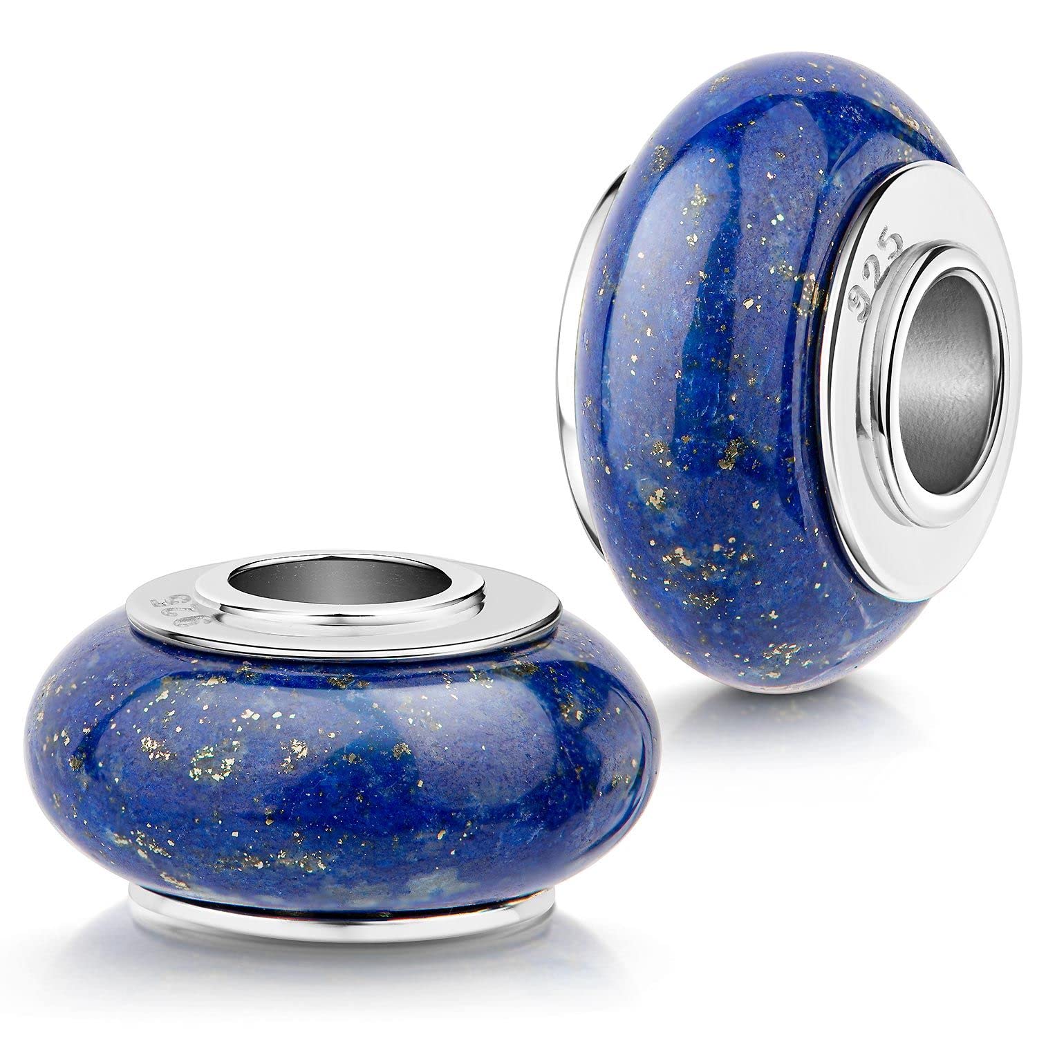 MATERIA by Matthias Wagner Edelstein Anhänger Silber 925 - Naturstein Charms & Beads für Damen