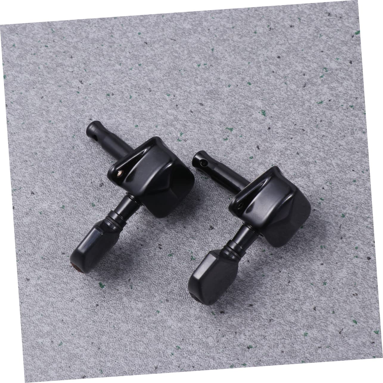 Abaodam 3er-sets Ersatz Für Abgenutzte Stimmwirbel Robuste Gitarren-stimmgeräte Aus Metall 3r3l-stimmschlüssel Für Gitarre Und Bass Schwarz 6 Stück * 3