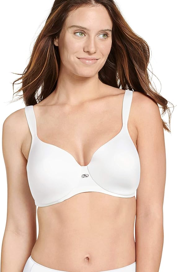 Jockey Women's Bras Full Coverage RealFit Bra, White, 10/36 at Amazon
