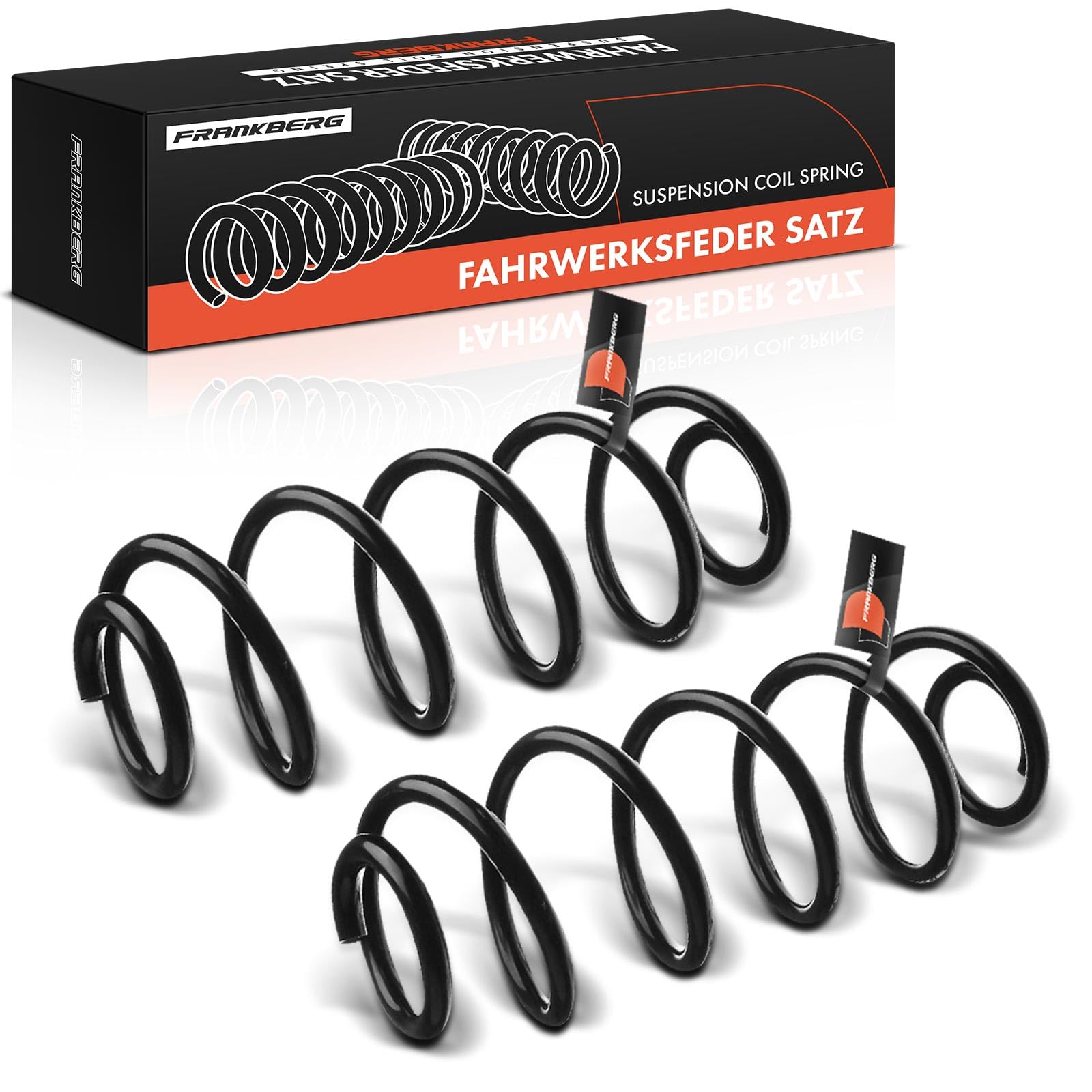 Frankberg 2 muelles de suspensión para eje trasero 8K0511115GR | Compatible con: A5 8T3, A4 8K2