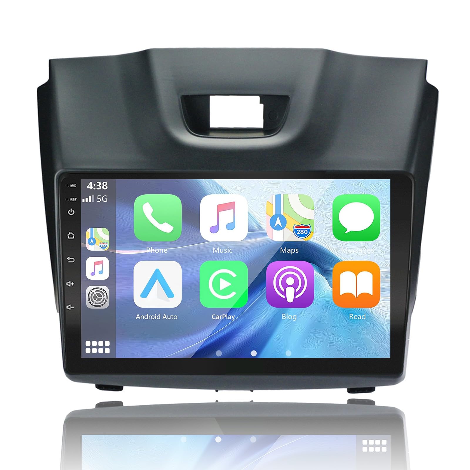 LEXXSON Carplay Android auto Android 13 Car Stereo for Isuzu D-MAX 2012-2018, MU-X 2013-2017, 9 inch Touch Screen Radio GPS Wifi Bluetooth Steering Wheel Control MirrorLink 2G +32G