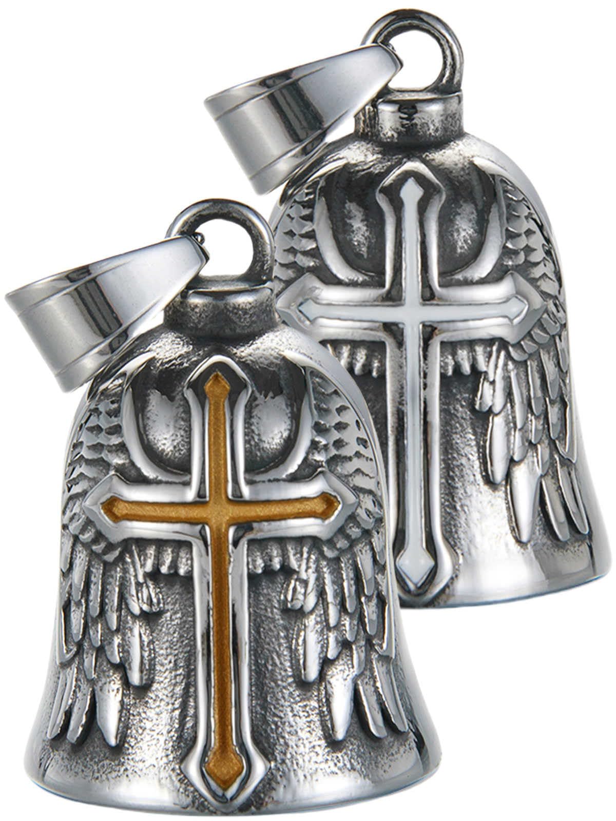 Motorcycle Bell Guardian Angel Gremlin Lucky Charm Gift For Riders