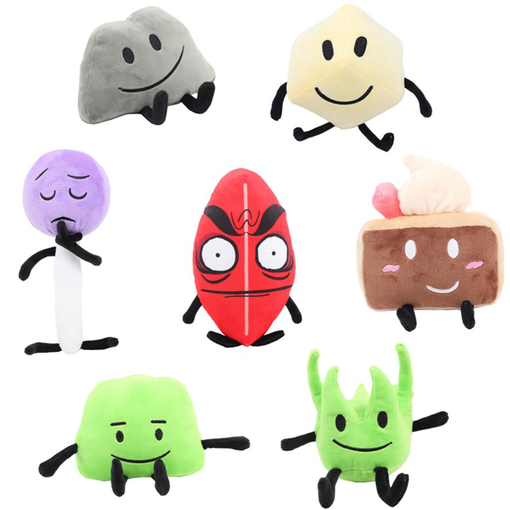 Bffdi Plush Toy, Bf- Dream-Island Plushies - Cute Stuffed Figure Doll for Kids and Adults, Birthday Halloween Christmas Choice for Boys Girls (7Pack)