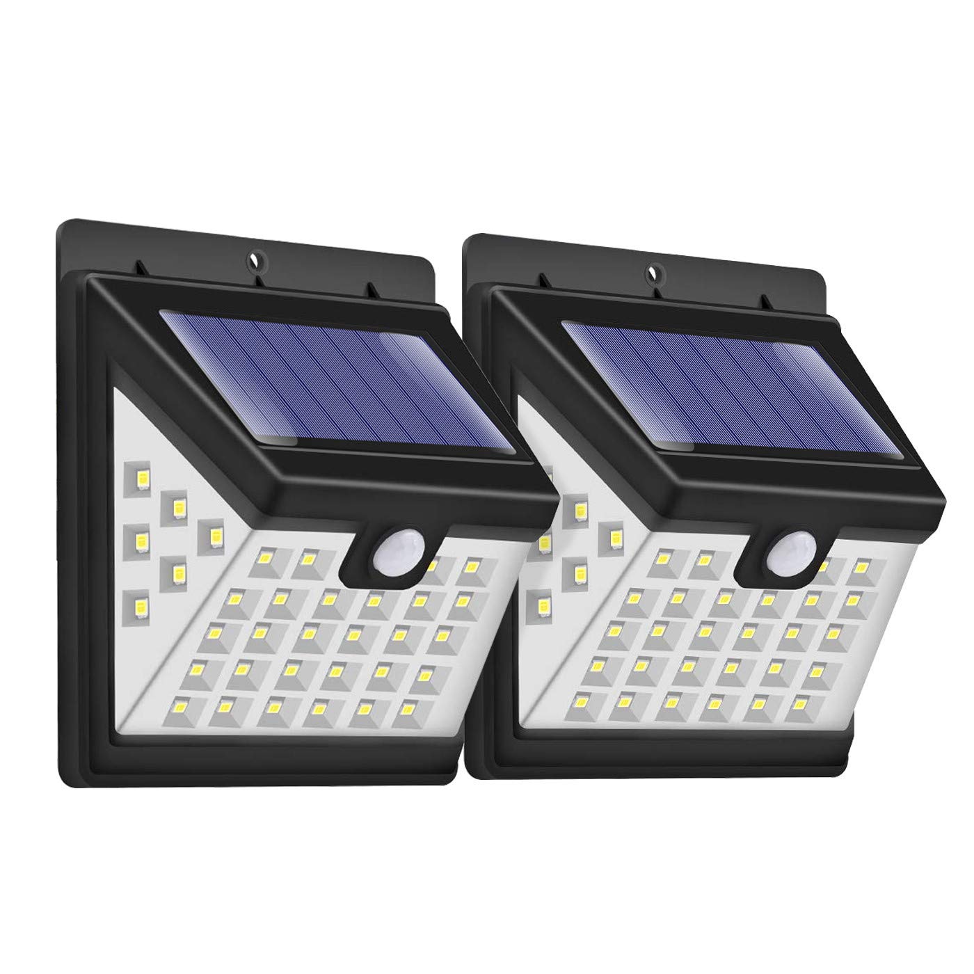 Solar Lights Outdoor, MODAR Solar Motion Sensor Lights(3 Modes) with 270°Wide Angle, IP65 Waterproof Security Lights for Front Door, Backyard(2 Pack)