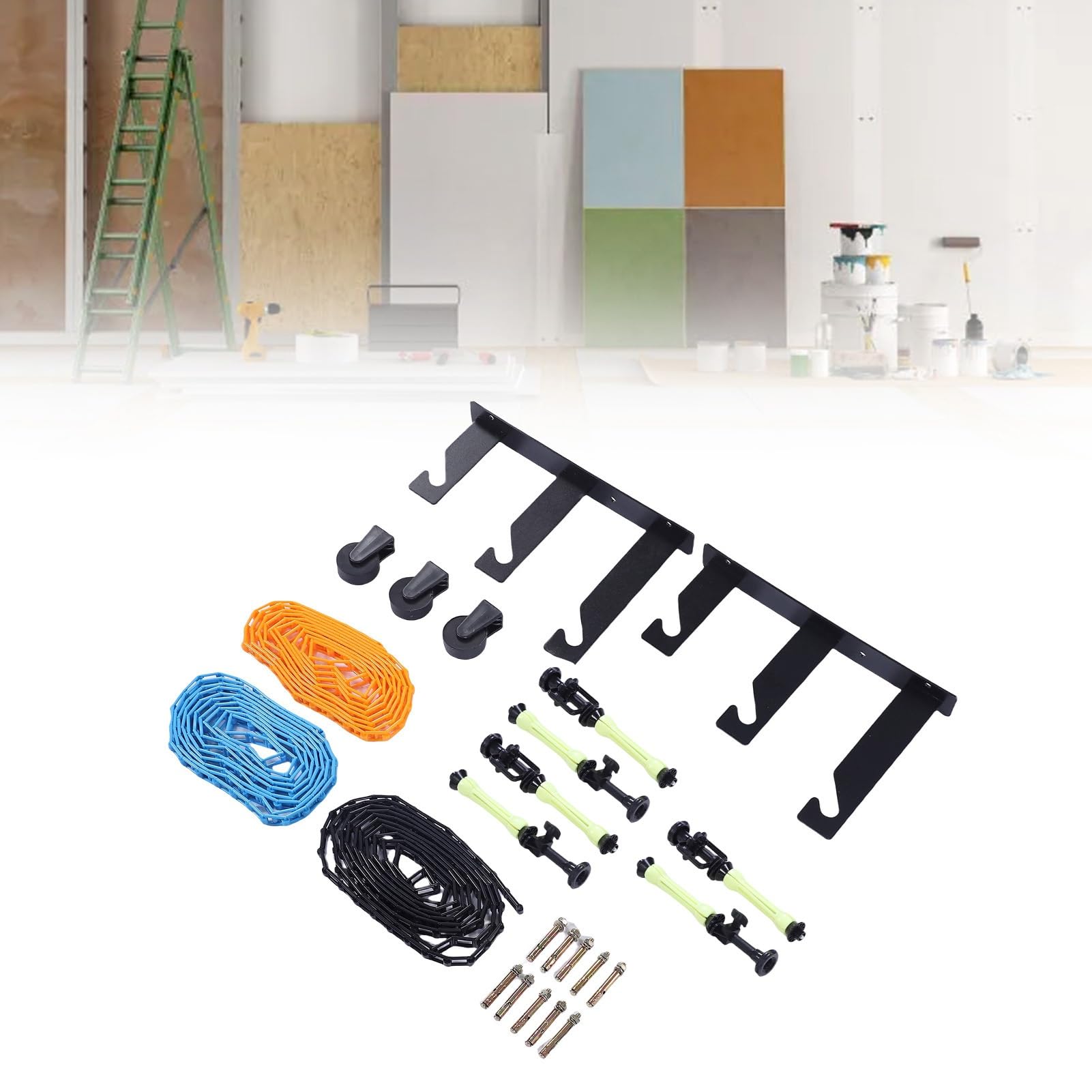 de Soporte Manual para Montaje en Pared con 3 Rodillos, 3 Ejes