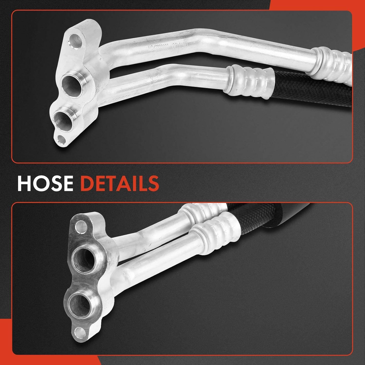 A-Premium Engine Oil Cooler Line Hose Assembly Compatible with Ford F-150 F-250 F-350 Super Duty F-150 Heritage Excursion Expedition Lincoln Navigator 4WD