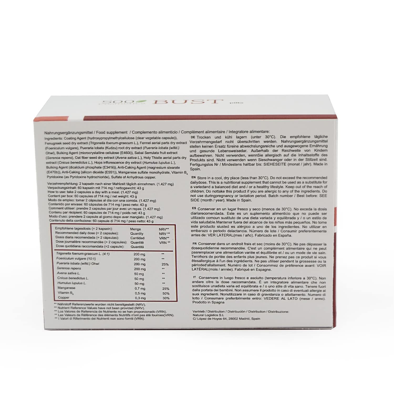 Packs 500Cosmetics Breast: 500Cosmetics Breast + 500Cosmetics Breast Cream (1)