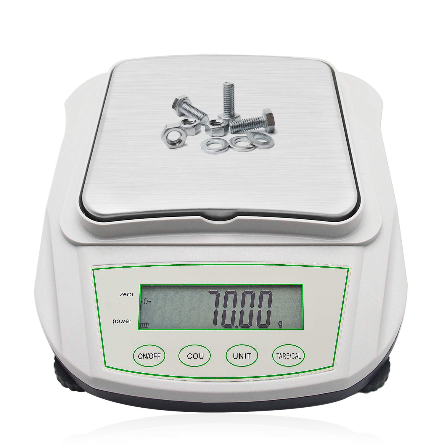 Bonvoisin Pr?zisionslaborwaage 0.01g Genaue Analysenwaage Digitale Elektronische Waage Labor Pr?zisionswaage Schmuck Goldwaage Wissenschaftliche Waage (2000g, 0.01g)